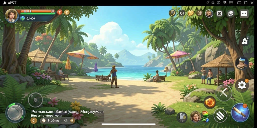 Tampilan seru gameplay API77 yang penuh tantangan