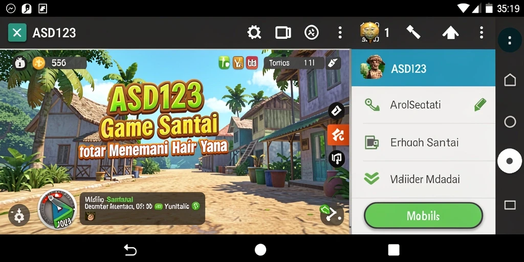 Tampilkan gameplay seru dari ASD123 yang menyenangkan dan menghibur.