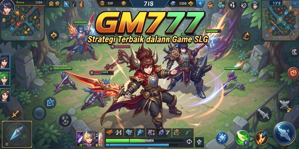 Tampilan gameplay GM777 menunjukkan pertempuran strategis yang mendebarkan.