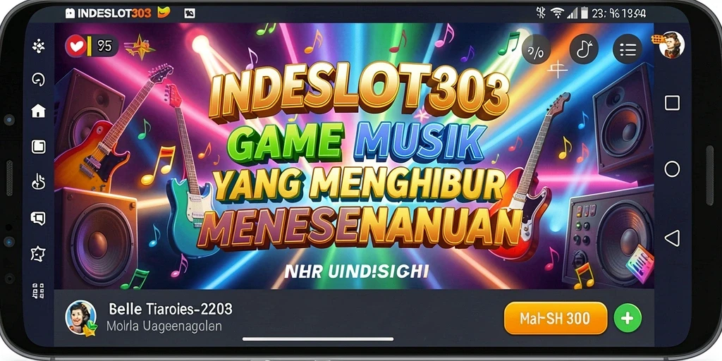 Tampilan gameplay INDESLOT303 yang penuh warna dan interaktif.