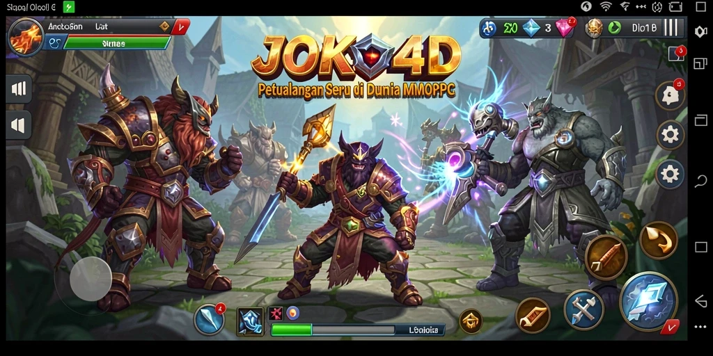 Tampilan gameplay seru dari <strong>JOKO4D</strong> dengan aksi pertempuran yang mendebarkan.