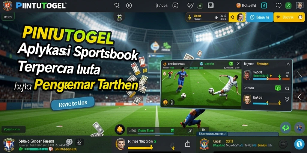 Screenshot gameplay PINTUTOGEL saat pengguna melakukan taruhan olahraga.