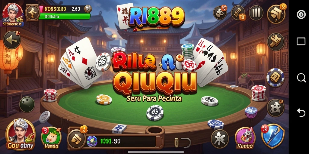 Tangkapan layar gameplay QiuQiu yang seru dan menarik.