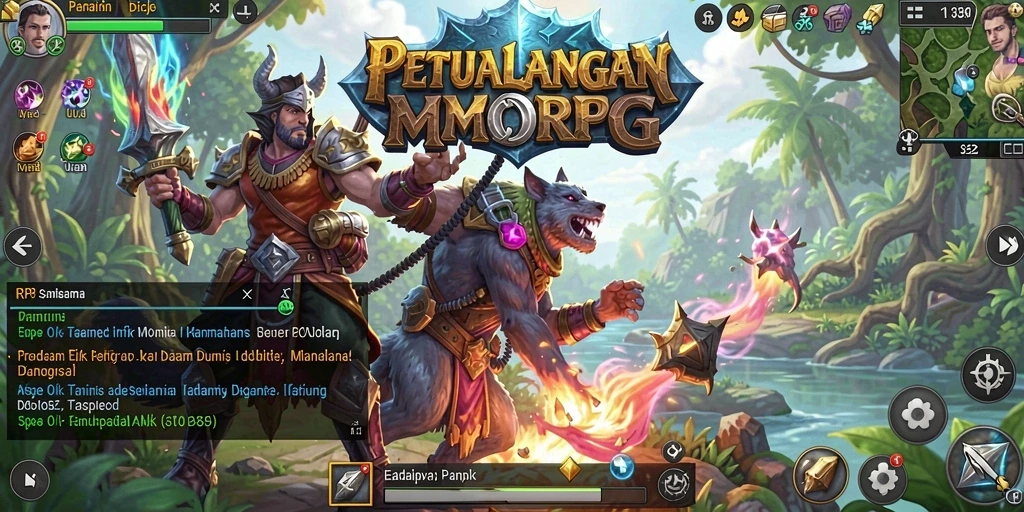 Tampilan gameplay RP8 yang seru dan interaktif.