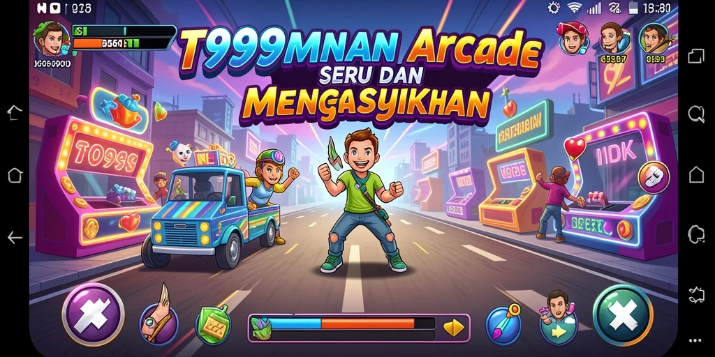 Tampilan menarik dari gameplay T9999 yang penuh aksi.