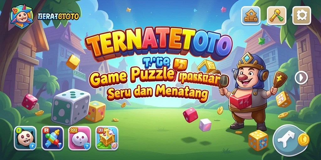 Tampilan gameplay Puzzle yang menarik dan menantang di TERNATETOTO.