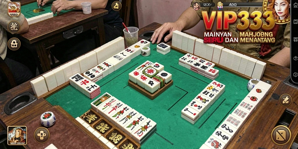 Screenshot menunjukkan gameplay Mahjong yang menarik dan seru.