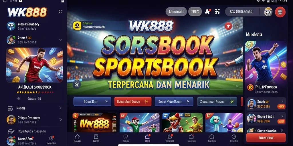 Gameplay seru dalam aplikasi Sportsbook WK888 yang menampilkan taruhan langsung.